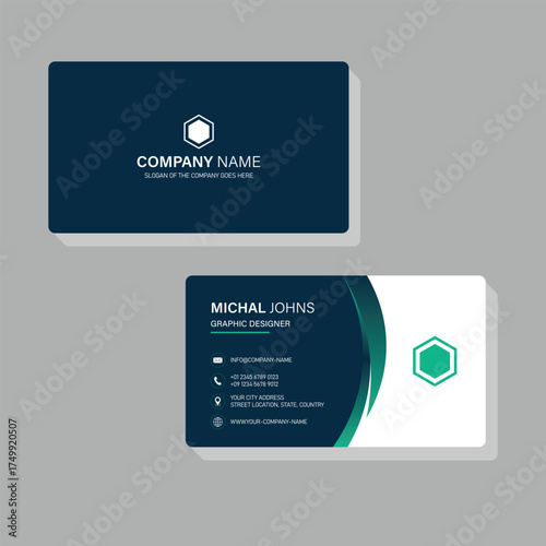 business card vector template | new visiting card design