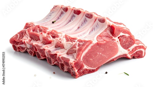 Raw Rack of Lamb Ready for Roasting.