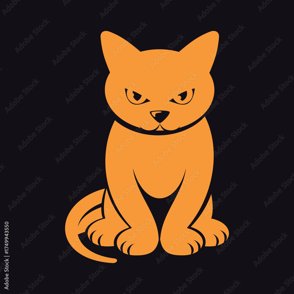 Obraz premium cat vector