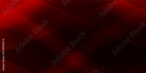 Abstract red and gold ribbons background. Used to decorate advertisements, publications, Suit for banner, web, poster, pamflet, brochure and presentation