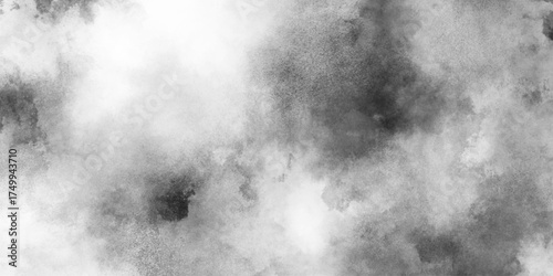 Gray or white fog smoke isolated transparent background, grunge smog texture art design, abstract gray watercolor texture with grunge Stains and Soft brush Strokes.