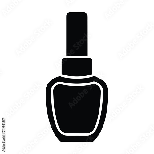 nail polish bottle icon vector illustration