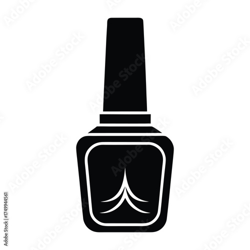nail polish bottle icon vector illustration