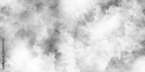 Gray smoke black color abstract watercolor background, artwork textured effect smoky isolated overlay luxurious seamless grey background, beautiful blurry abstract black and white texture background.