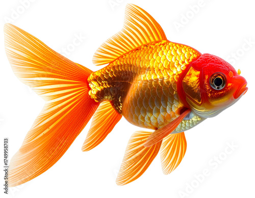 Goldfish isolated PNG