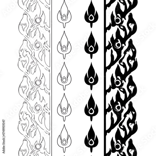 Cool Taco Dog Luna Wearing Sunglasses and Leaning on Surfboard Illustration