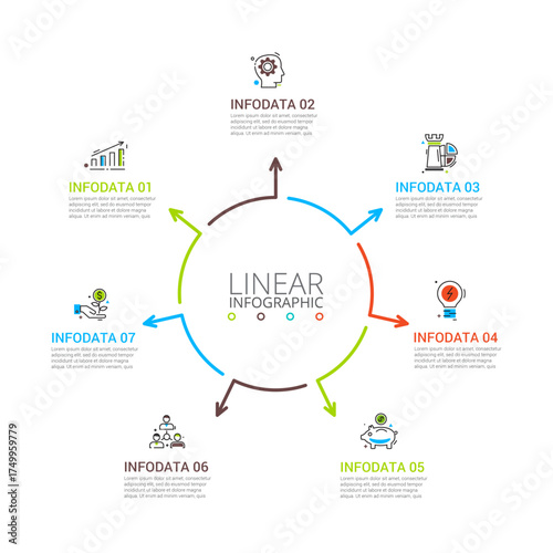 Business Infographic Set — Success Finance and Data Visualization Concepts