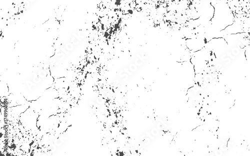 Abstract grunge cracked concrete wall distressed texture background.crack wall texture on a white background isolated