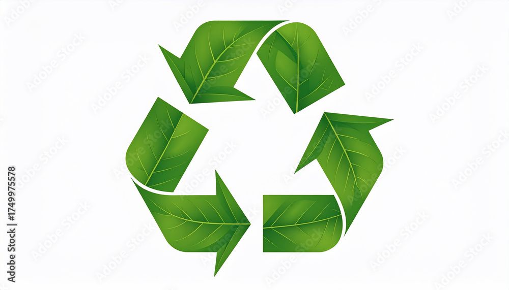 Obraz premium Eco Recycle Symbol