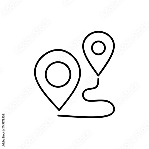 Maps Icon Line