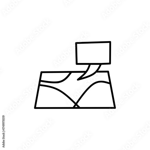 Maps Icon Line
