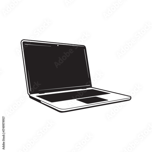 Minimalist Laptop Icon