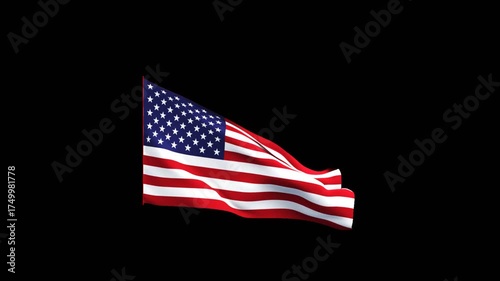 American Flag Alpha Channel

The American flag flutters on a transparent background.