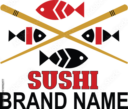 Japanese Food and Restaurant Emblem