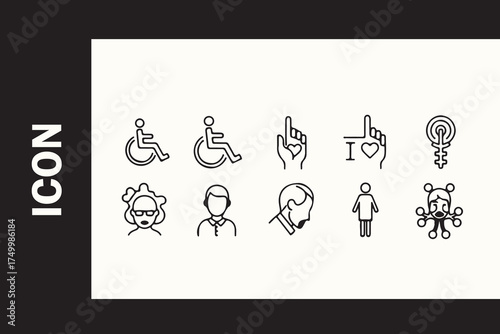 Abstract geometric shapes and lines with vibrant color palette and typographic elements