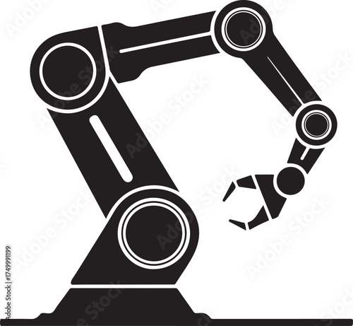 Robotic Arm Illustration Design