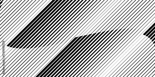 Slant line halftone gradation texture. Fading diagonal stripe gradient background. Black oblique pattern backdrop. Vanishing thin parallel line wallpaper for overlay
