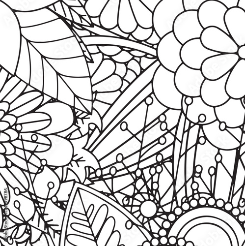 Fresh Petals Coloring Sheets