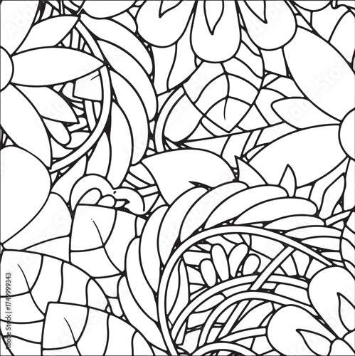 Fresh Petals Coloring Sheets