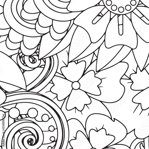 Fresh Petals Coloring Sheets