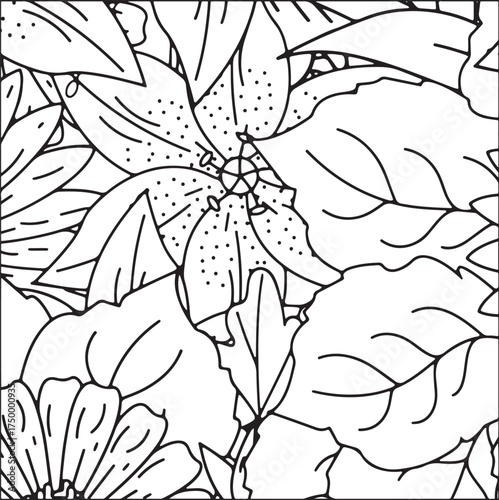 Fresh Petals Coloring Sheets
