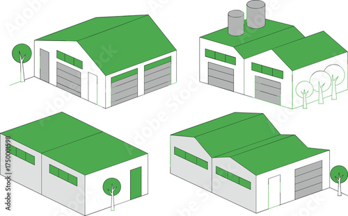 Set of Three Mobile App Screens: Chat, Video Player, and GPS Map Navigation, Vector Graphic for Communication, Media Streaming, and Location Services.