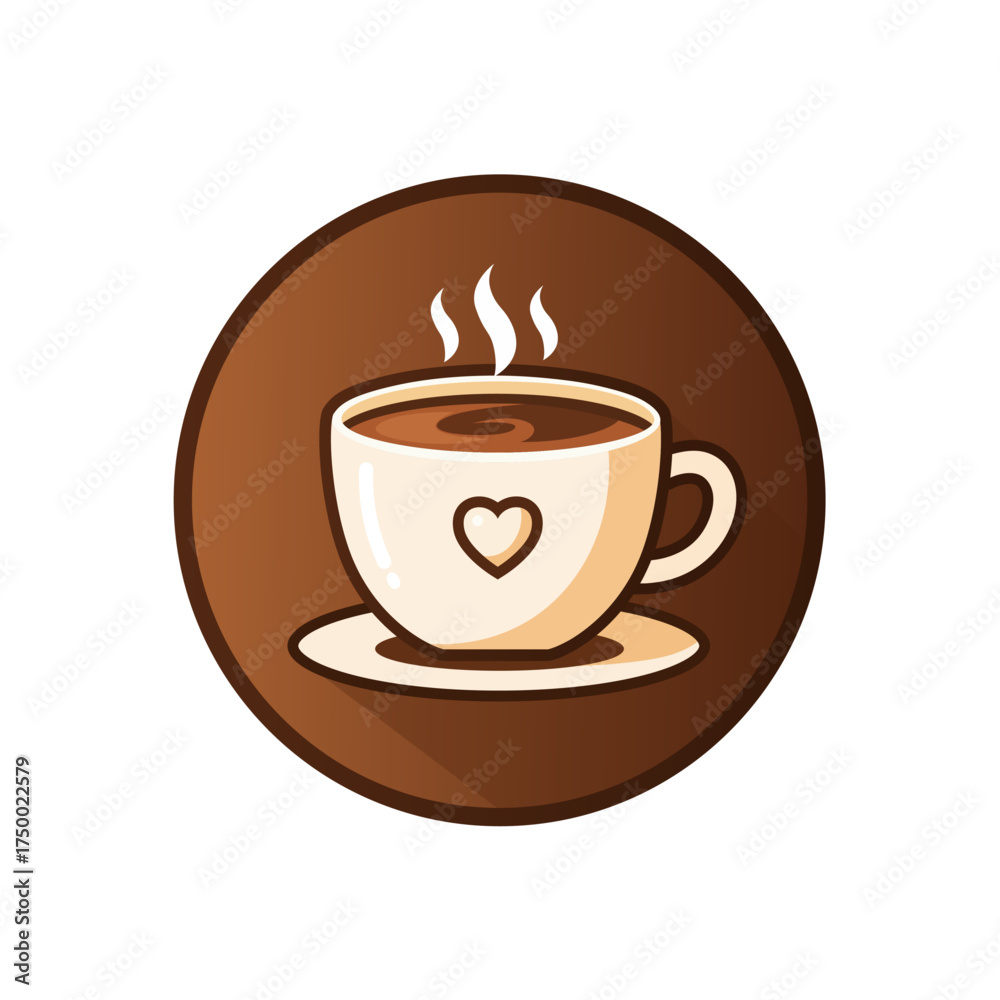 Obraz premium Tea Cup Icon Vector