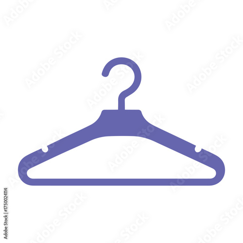 Hanger Vector Icon Representation of Clothes Management and Organization Garment Storage Symbol for Closet and Wardrobe Storage Solutions Style Fashion Icon