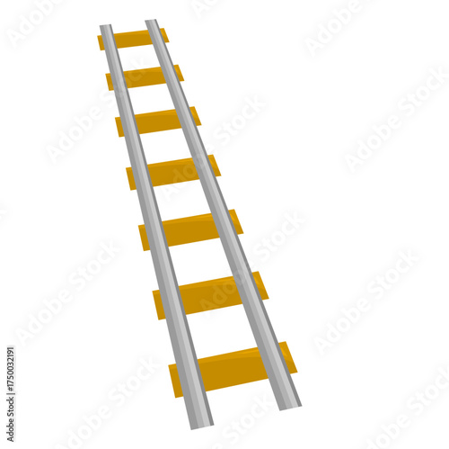 Railroad Track Illustration