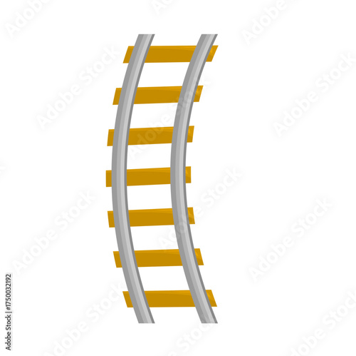 Railroad Track Illustration