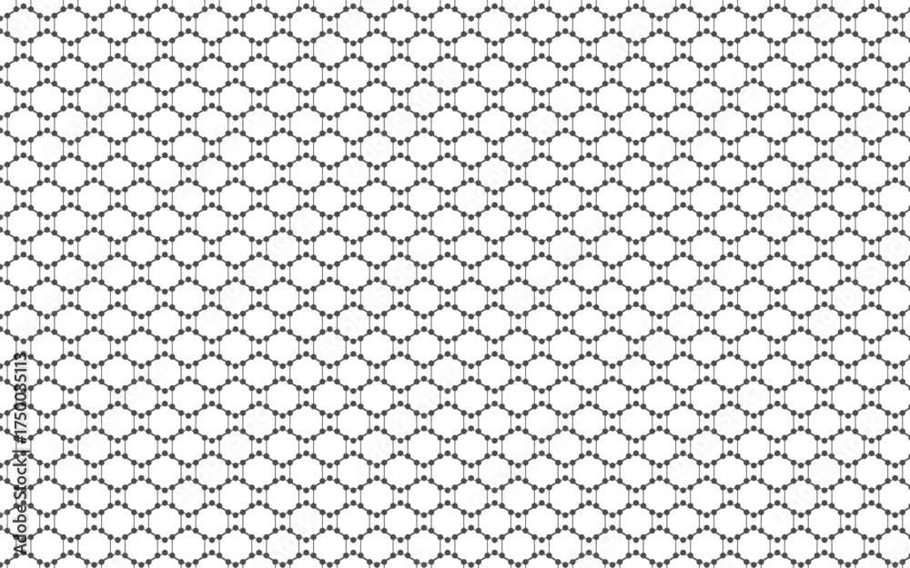Fototapeta premium hexagon geometric pattern. seamless hex background. abstract honeycomb cell. vector illustration. design for the background flyers, ad honey, fabric, clothes, texture, textile pattern