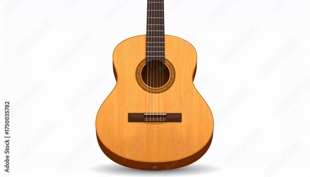 Naklejka premium Classical Guitar Isolated