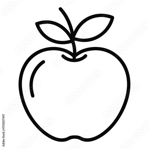 Apple vector icon