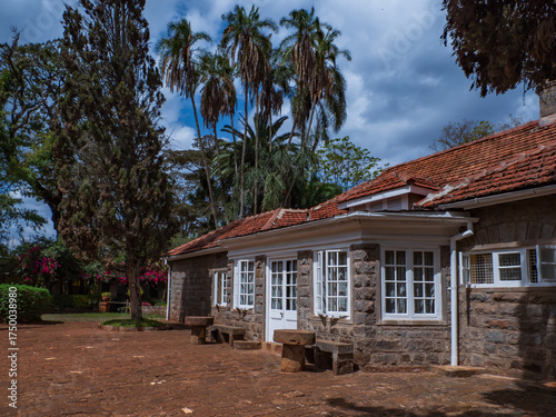 Nairobi, Kenya - October 2022: Karen Blixen Museum, Danish author know from her book 'Out of Afria(1917-1931), Africa