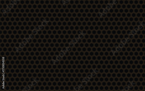 hexagon geometric pattern. seamless hex background. abstract honeycomb cell. vector illustration.