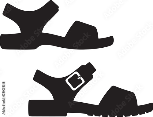 vector illustration of a pair of shoes
