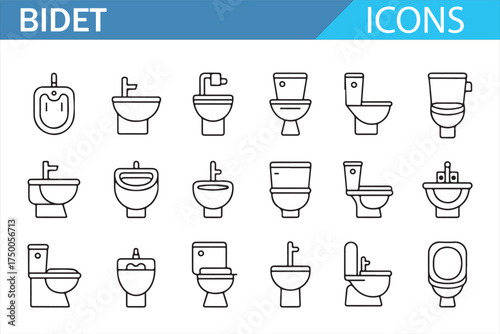 Bidet Toilet Symbols – Various Designs of Modern Bathroom Fixtures and Toilets