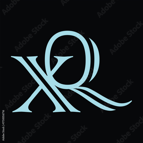 XQ Minimalist and letter mark and branding logo design with a leaf. And your best choice.	