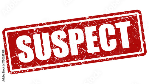 Suspect red stamp
