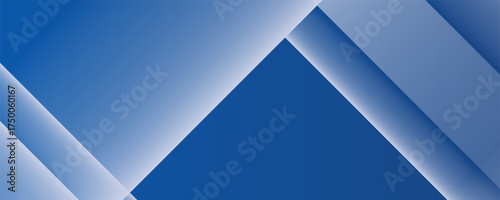 Abstract bacgkround blue and white gradient. Modern blue abstract rectangle box lines background for presentation design, banner, brocure, and business card