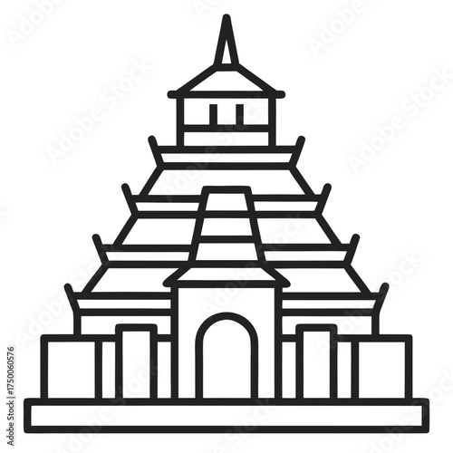 church icon vector illustration