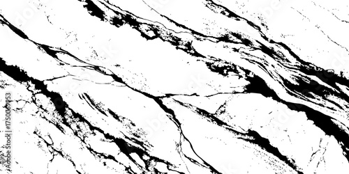 "High-resolution white marble texture with natural black veins, abstract stone surface background, modern minimal design for interior decor, luxury wall, floor, tile, and graphic design use"