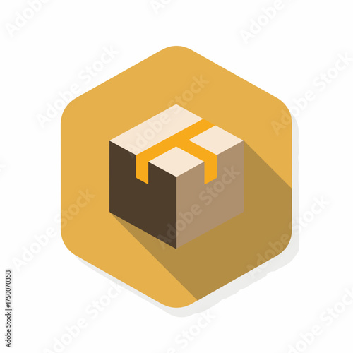 Direct Delivery Package Minimalist Icon
