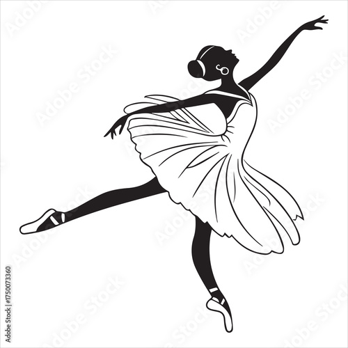 ballet dancer silhouette