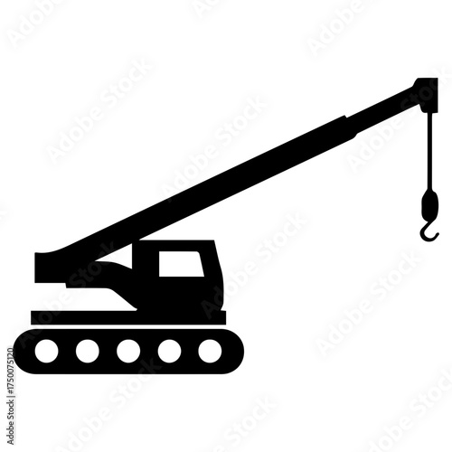 Construction crane icon