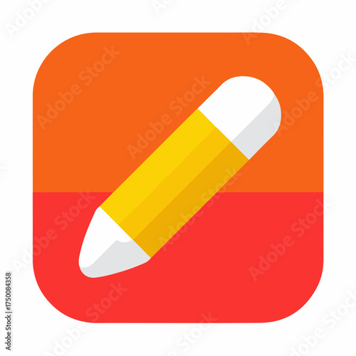 Sleek Bold Edit Pencil Icon UI