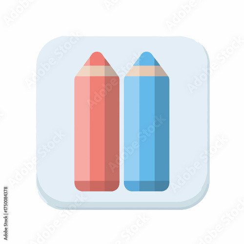 Simple Flat Edit Pencil Icon Design