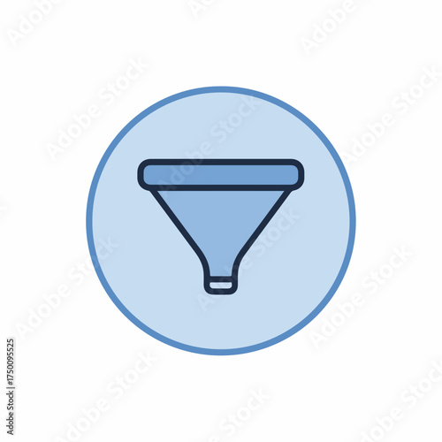 Sophisticated Funnel Filter Icon Design