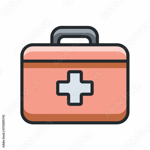 Professional First Aid Kit Icon Design