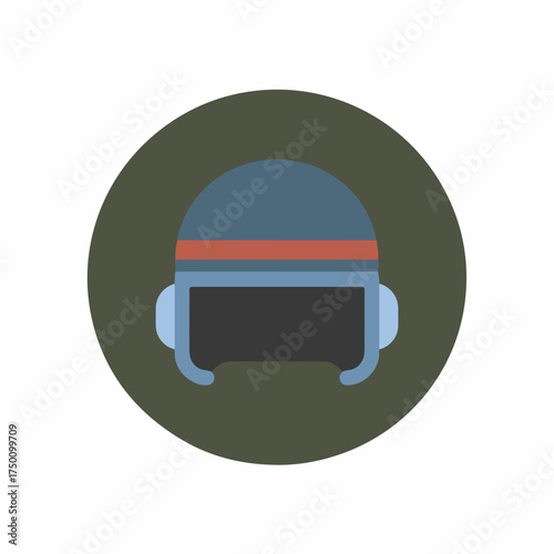 Protective Helmet Solid Glyph Icon